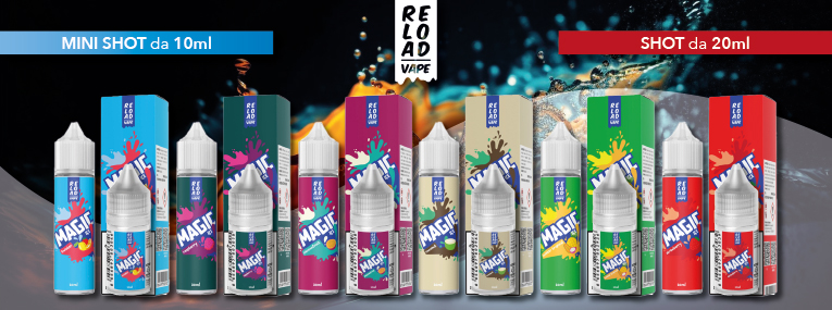 Linea Magic Ice Shot 20ml e Mini Shot 10ml Reload Vape
